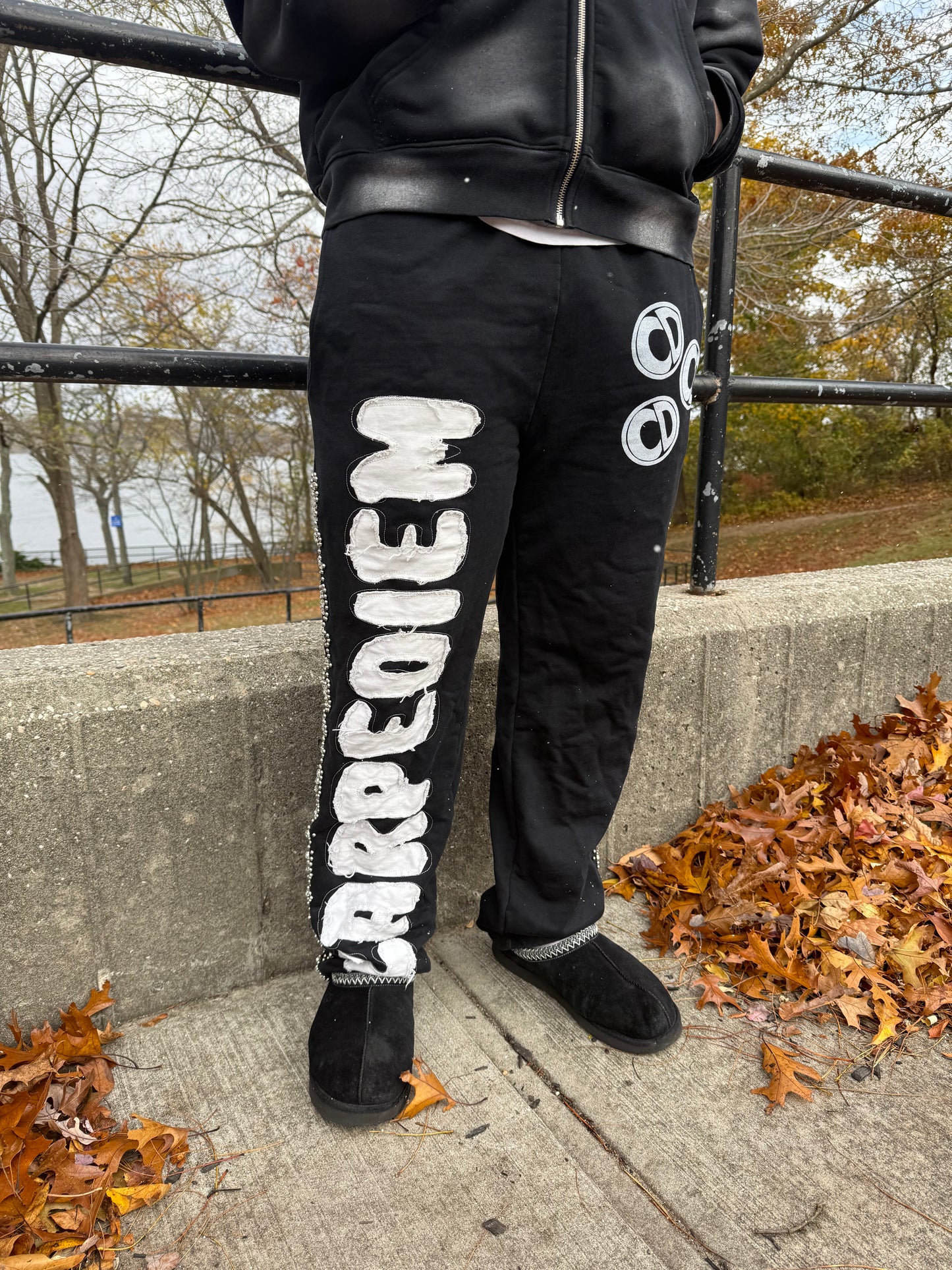 CarpeDiem Black rhinestone