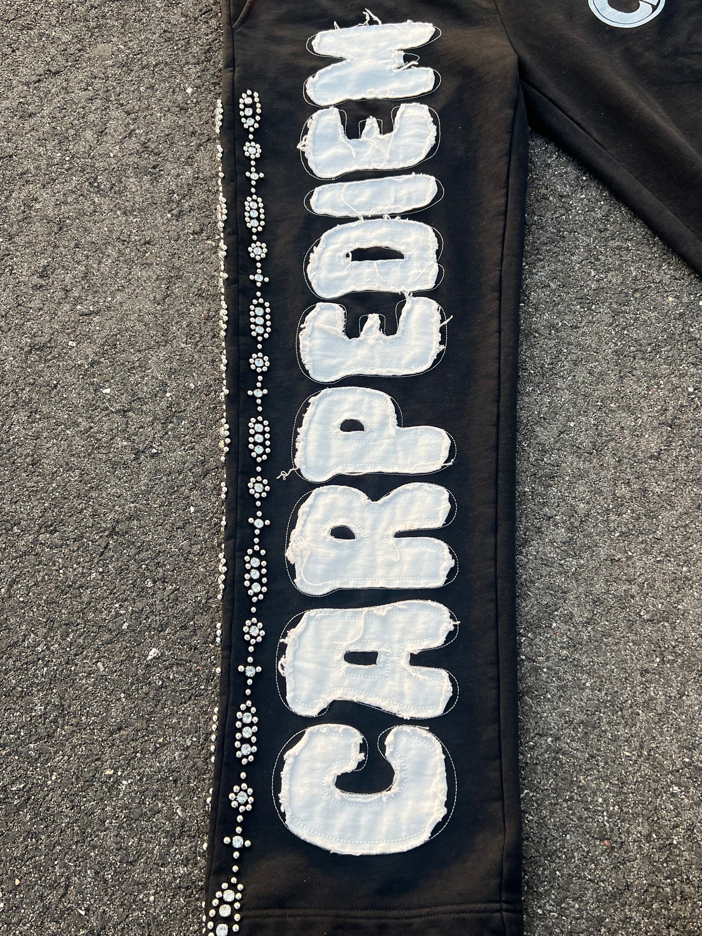 CarpeDiem Black rhinestone