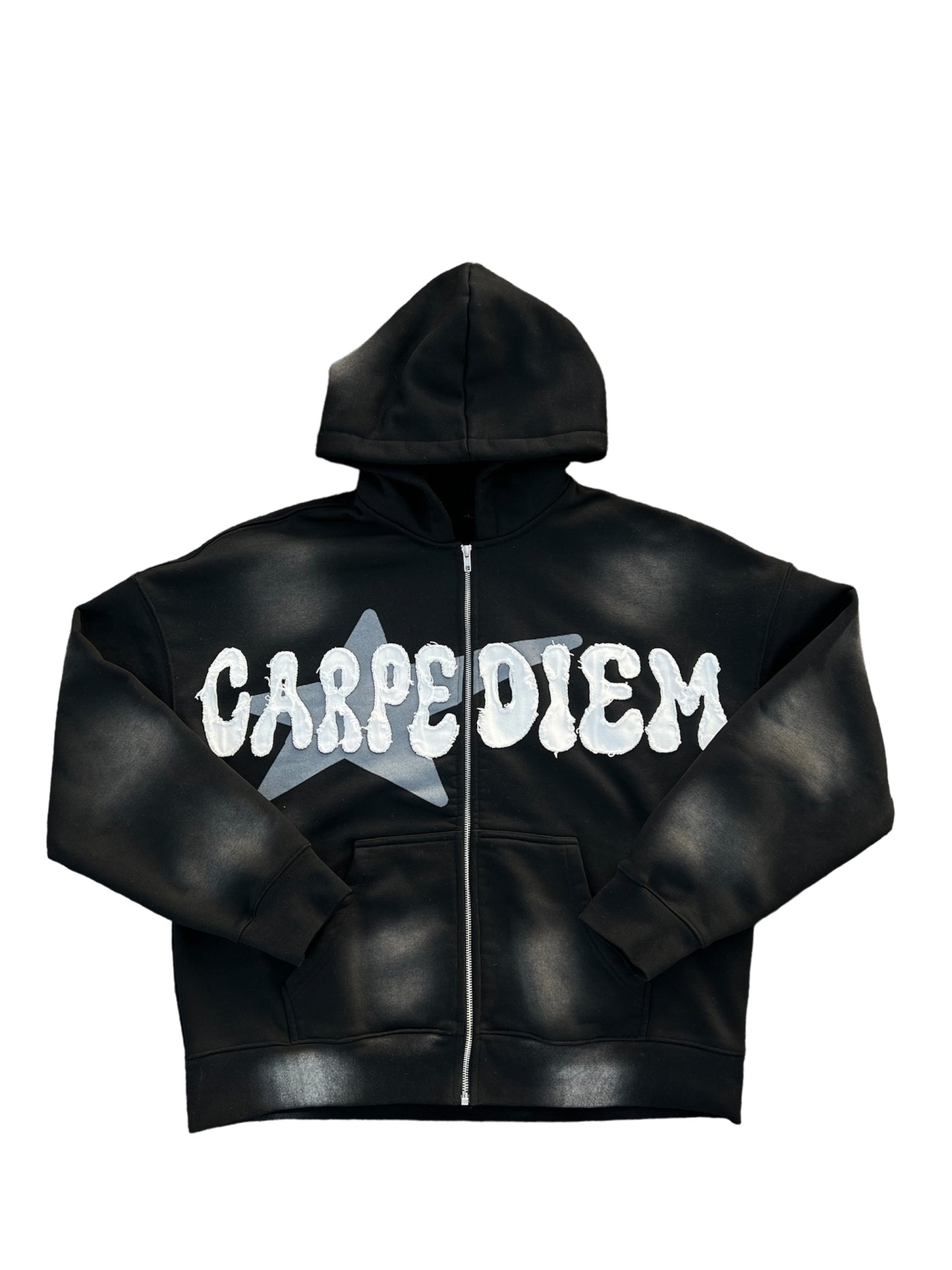 CARPEDIEM BLACK ZIP-UP